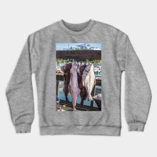 USA. Alaska. Valdez. Fish Catch. Crewneck Sweatshirt